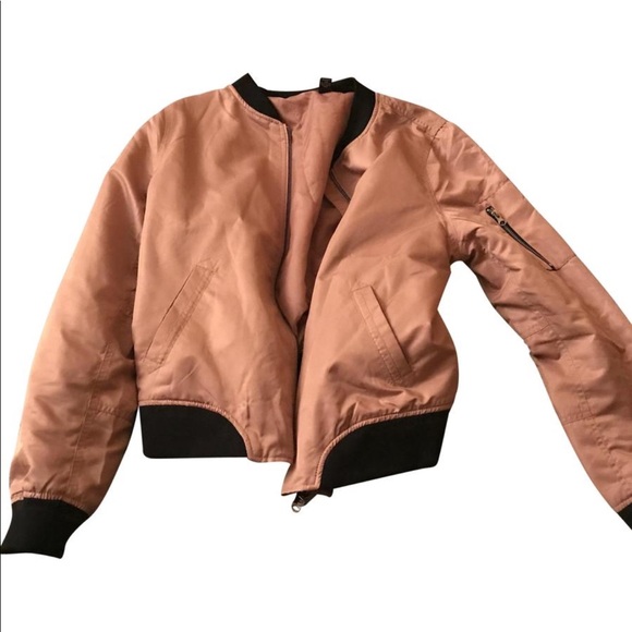 Forever 21 Jackets & Blazers - Cropped Zipper Bomber Jacket